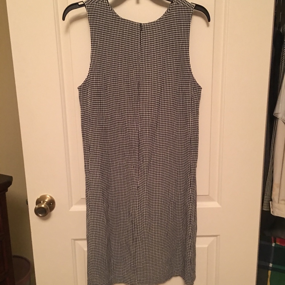 Gingham midi dress